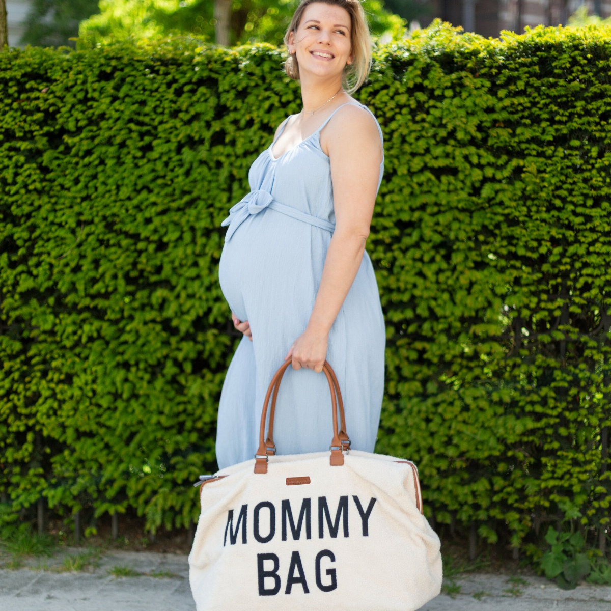 Mommy Bag® large diaper bag - Teddy - Ecru