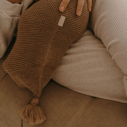 Cocoon wrap in soft merino wool