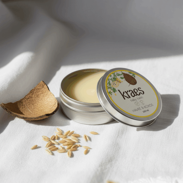 Baby balm rich cream with oats and coconut