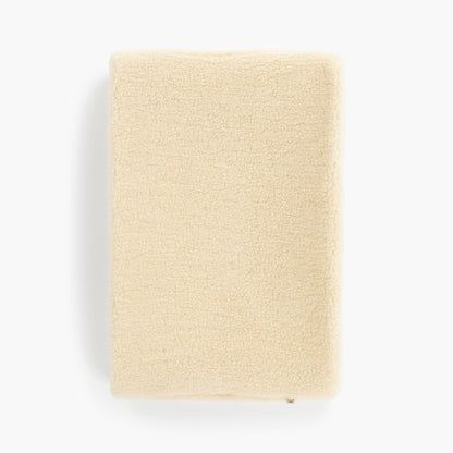 Cover for baby cot in 100% brushed merino wool 60x120 cm