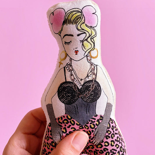 Material Girl – organic rattle