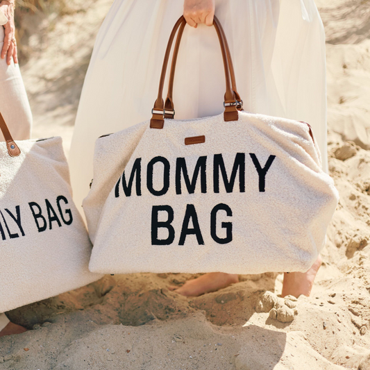 Mommy Bag® large diaper bag - Teddy - Ecru