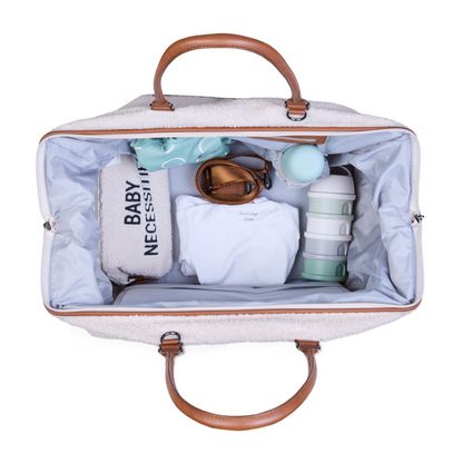 Mommy Bag® large diaper bag - Teddy - Ecru