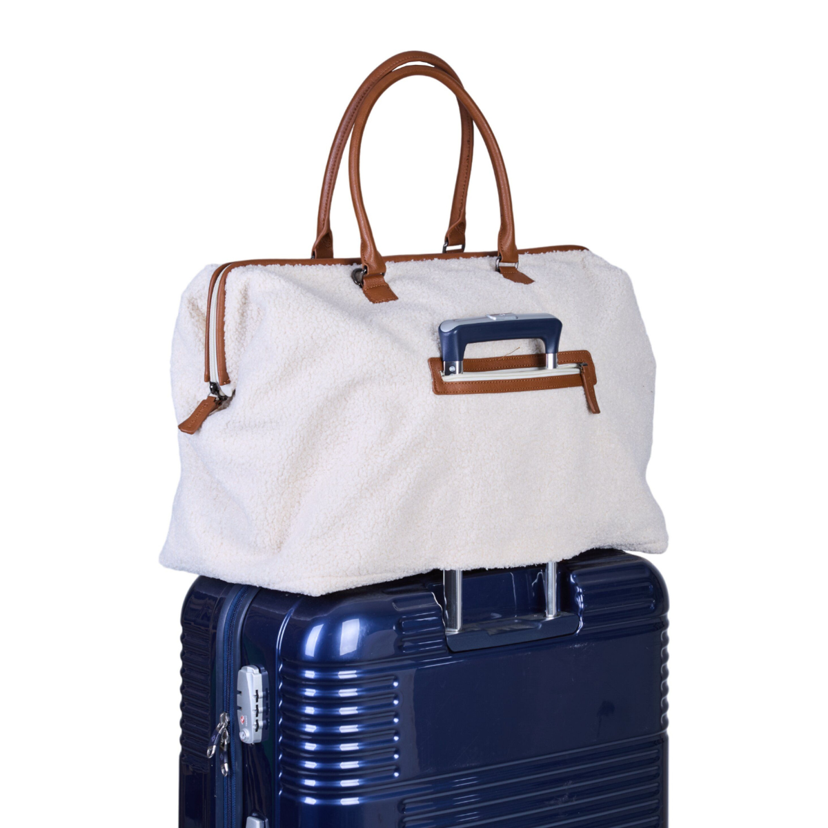 Mommy Bag® large diaper bag - Teddy - Ecru