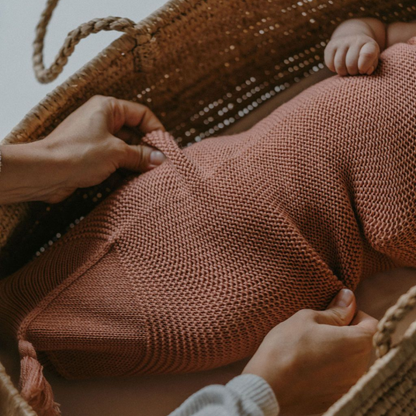 Cocoon wrap in soft merino wool