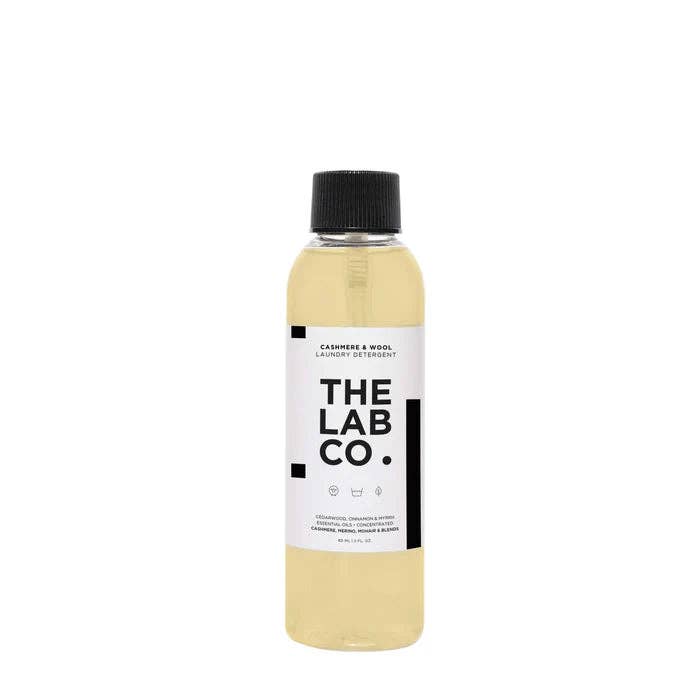 Wool detergent with cedarwood and myrrh