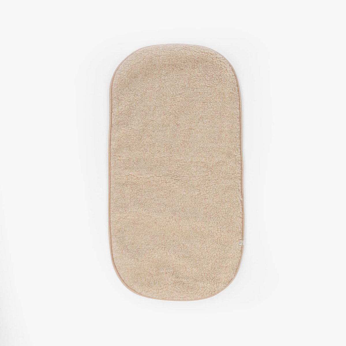Stroller liner in 100% brushed merino wool 35x75 cm