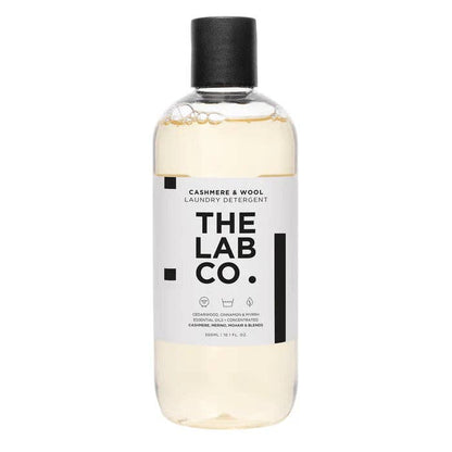 Wool detergent with cedarwood and myrrh