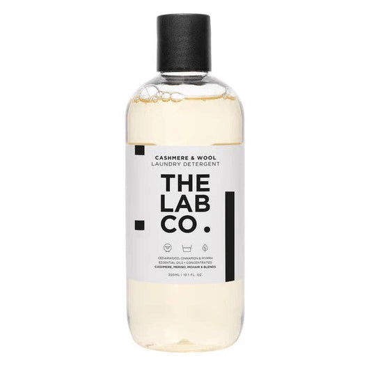 Wool detergent with cedarwood and myrrh