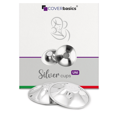Antibacterial silver nipple shields