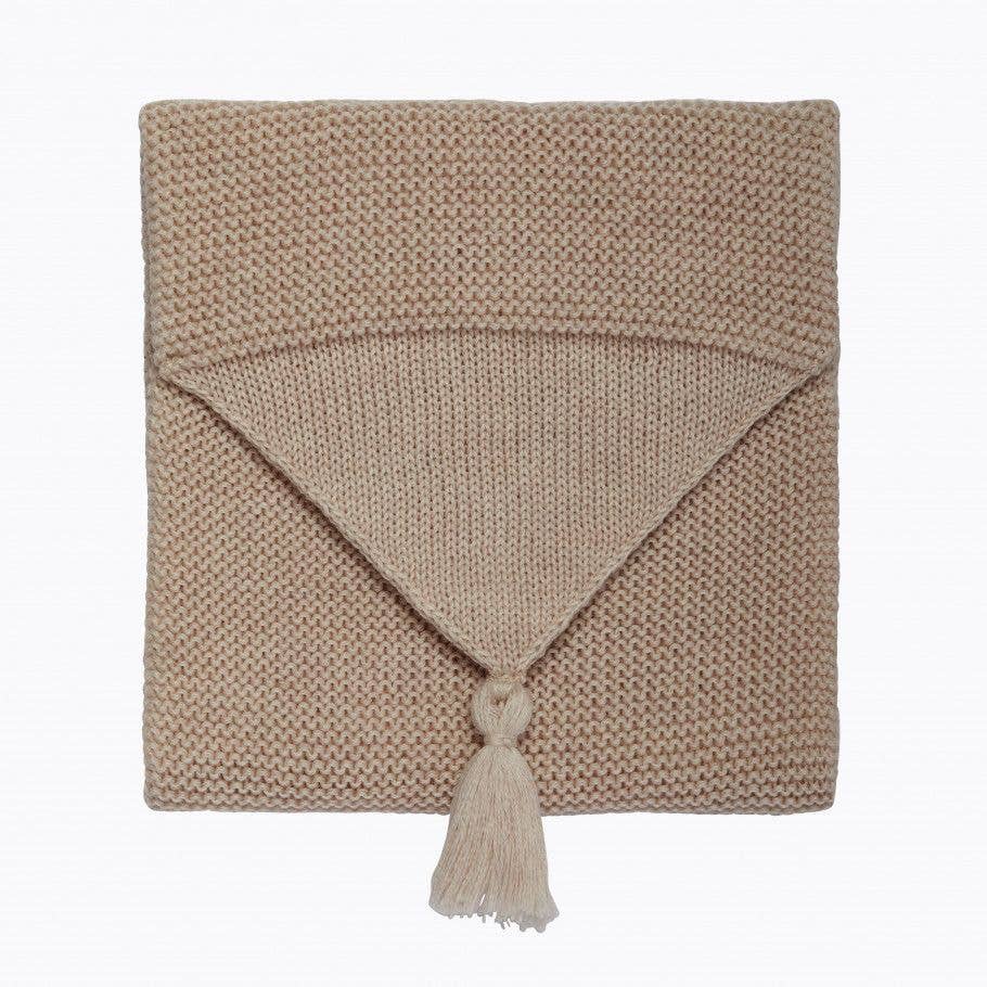 Cocoon wrap in soft merino wool