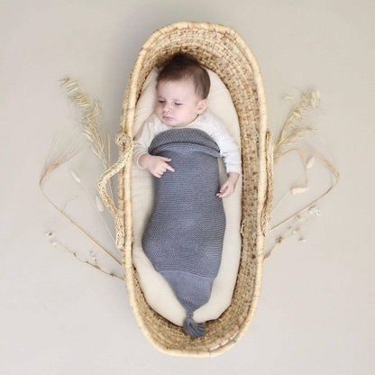 Cocoon wrap in soft merino wool