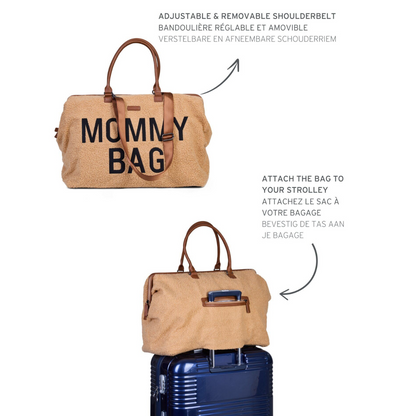 Mommy Bag® large diaper bag - Teddy - Beige