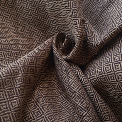 Ring sling Leo Café in 100% cotton